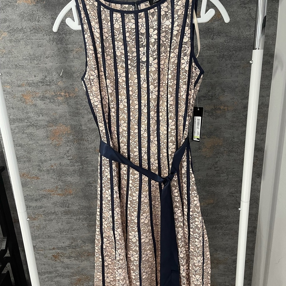 SLNY Cham/navy dress size 4